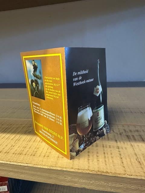 Hommelbier folder, Ophalen of Verzenden, Nieuw, Overige typen, Overige merken