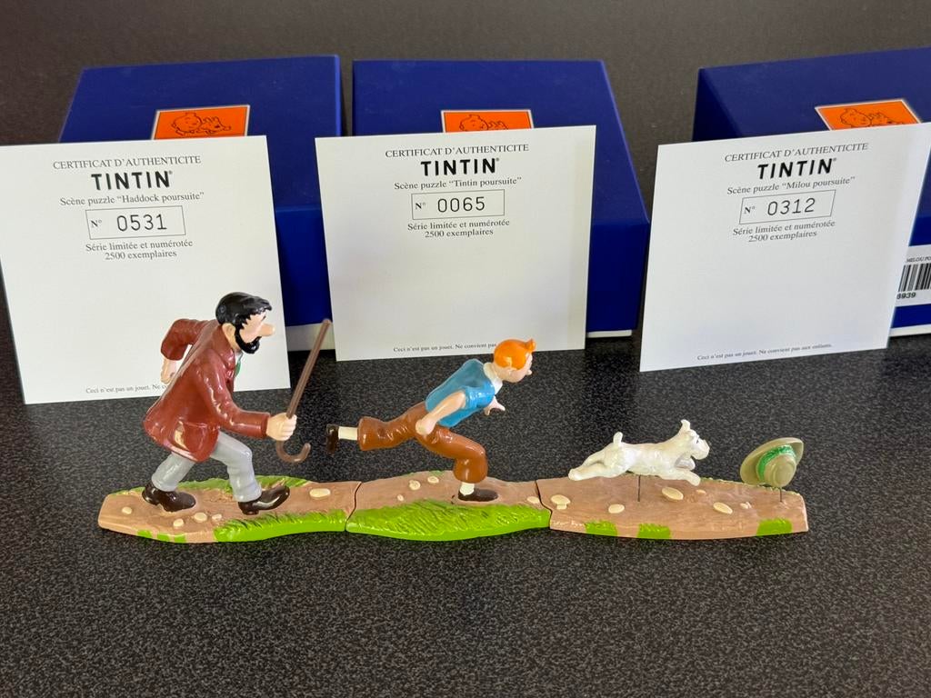 PIXI TINTIN HADDOCK MILOU POURSUITE, Collections, Enlèvement, Tintin