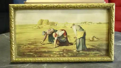 Chromolithographie inspiré des "glaneuses", Enlèvement ou Envoi