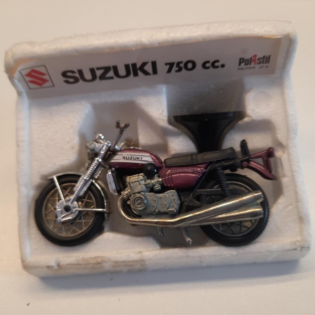 POLISTIL 1/24 SUZUKI 750cc POLITOYS GT51 *VINTAGE 1975*, Collections, Enlèvement, Neuf, Motos