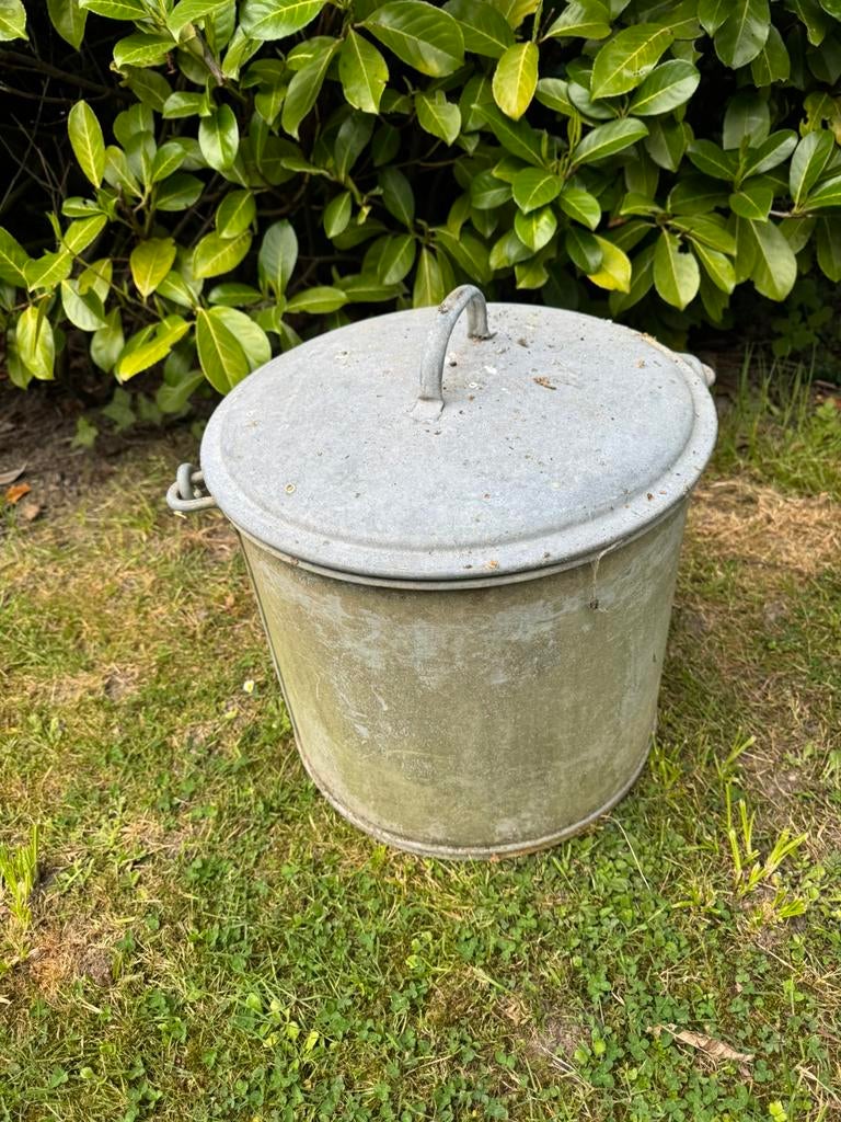 Zinken pot, Ophalen, Gebruikt