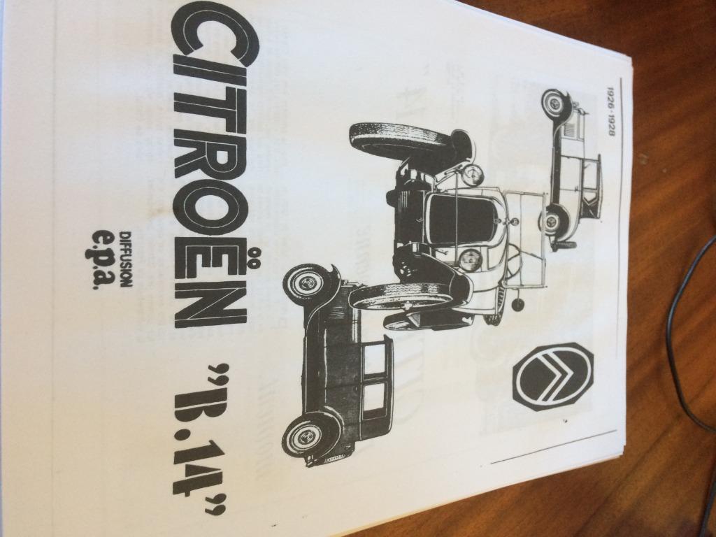 Voiture classique Citroën B14 1926-1928, Enlèvement ou Envoi