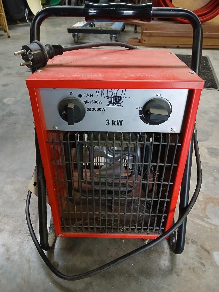 warmelucht blazer elektrisch, Ophalen, 30 tot 80 cm, Radiator, Minder dan 60 cm