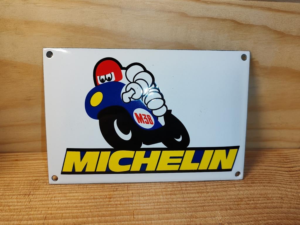 Geëmailleerde Michelin-plaat, Ophalen of Verzenden, Zo goed als nieuw, Formule 1