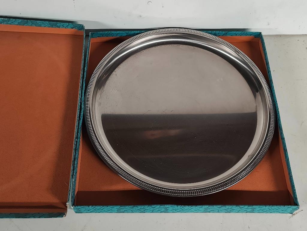 Grote inox schaal / schotel Thiers, Ophalen of Verzenden