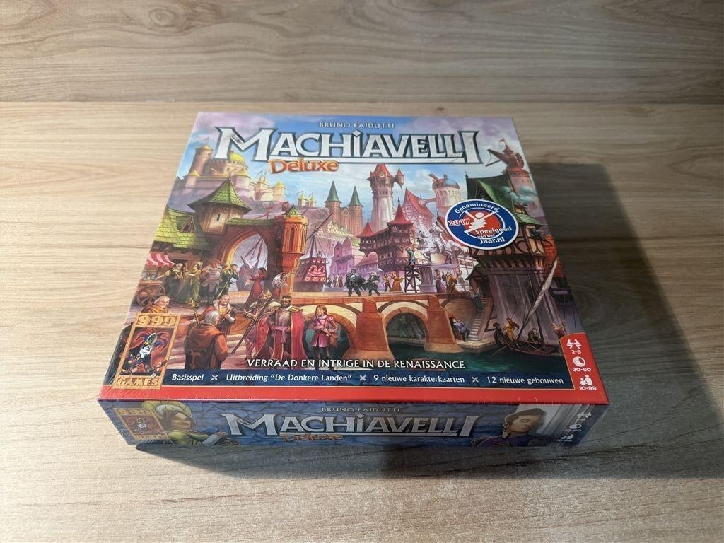 Machiavelli deluxe nieuw in seal - 999 games - s6688, Hobby en Vrije tijd, Verzenden, Zo goed als nieuw
