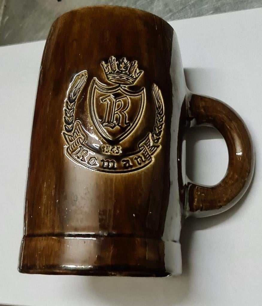 Roman oude stenen bierkruik, Verzamelen, Biermerken, Zo goed als nieuw, Ophalen of Verzenden