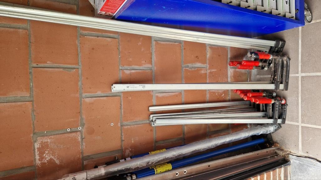 BESSEY spantangen 80cm, 150cm en 100cm, Doe-het-zelf en Bouw, Gereedschap | Overige machines, Zo goed als nieuw, Ophalen