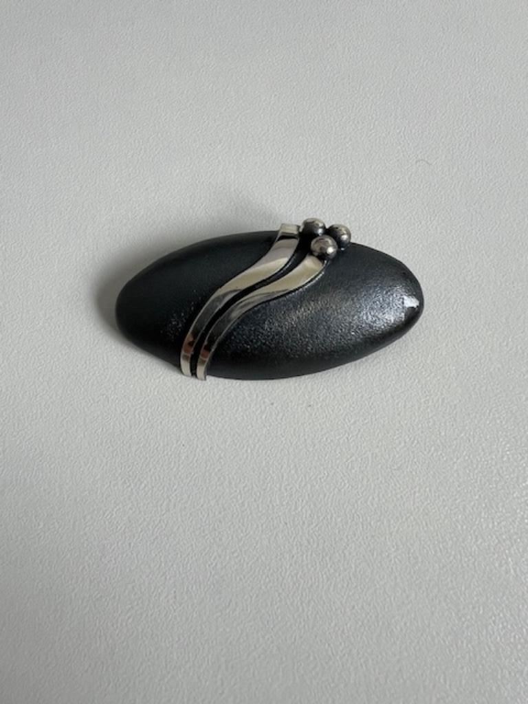 Broche en argent, Neuf, Enlèvement ou Envoi, Moins de 4 cm, Argent