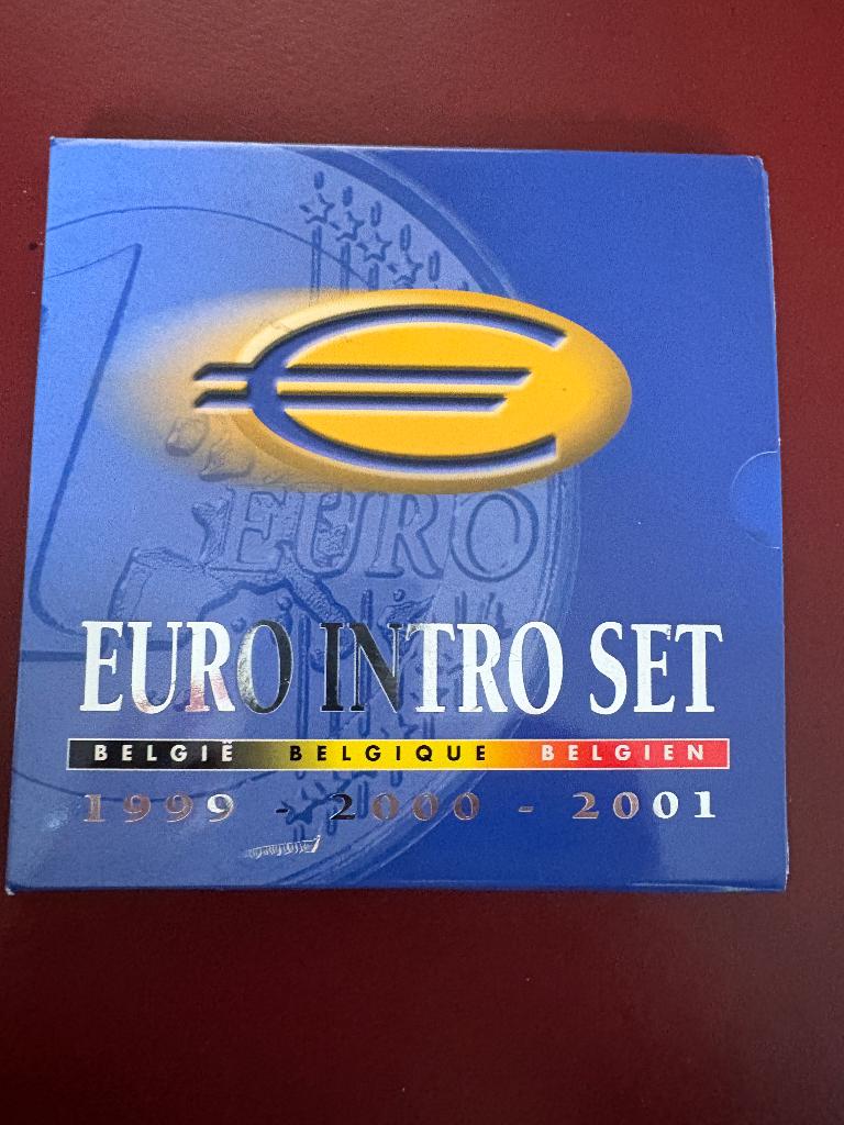 Euro Intro Set 1999 - 2000 - 2001 Belgique, Ophalen of Verzenden, Overig, Setje