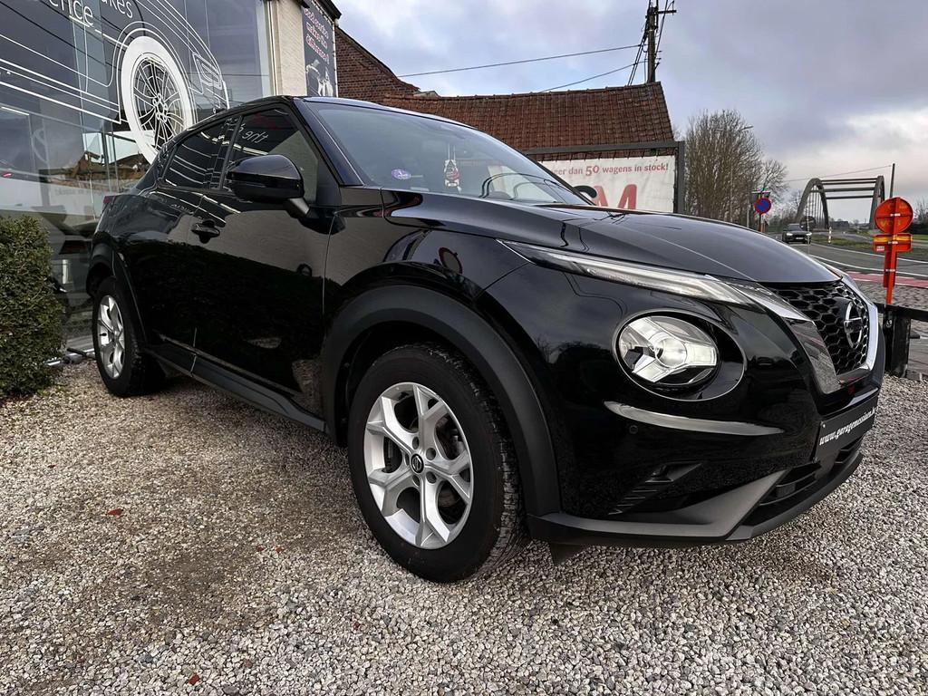 Nissan Juke Juke 1.0 DIG-T N-Connecta (bj 2021), Auto's, Stof, Gebruikt, Zwart, 5 deurs