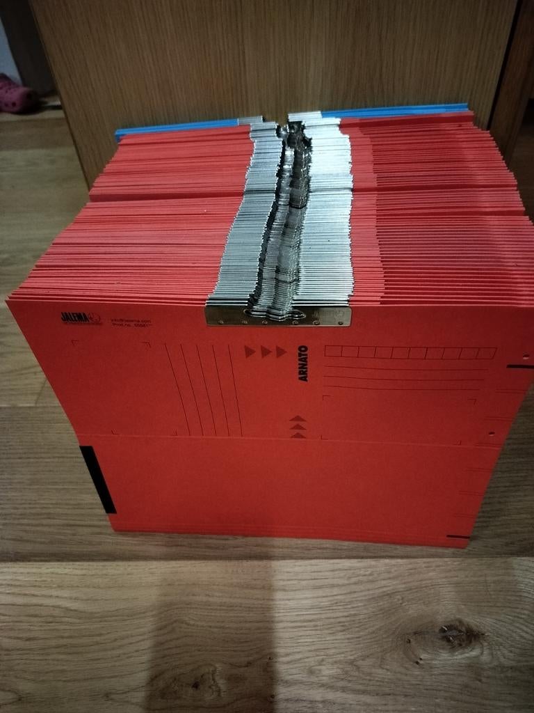 Jalema - 65 dossiers suspendus avec barre, Enlèvement