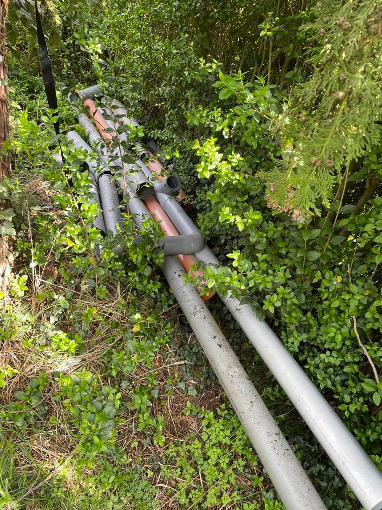 Afvoerbuizen PVC, Doe-het-zelf en Bouw, Buizen en Afvoer, Ophalen, Zo goed als nieuw, PVC