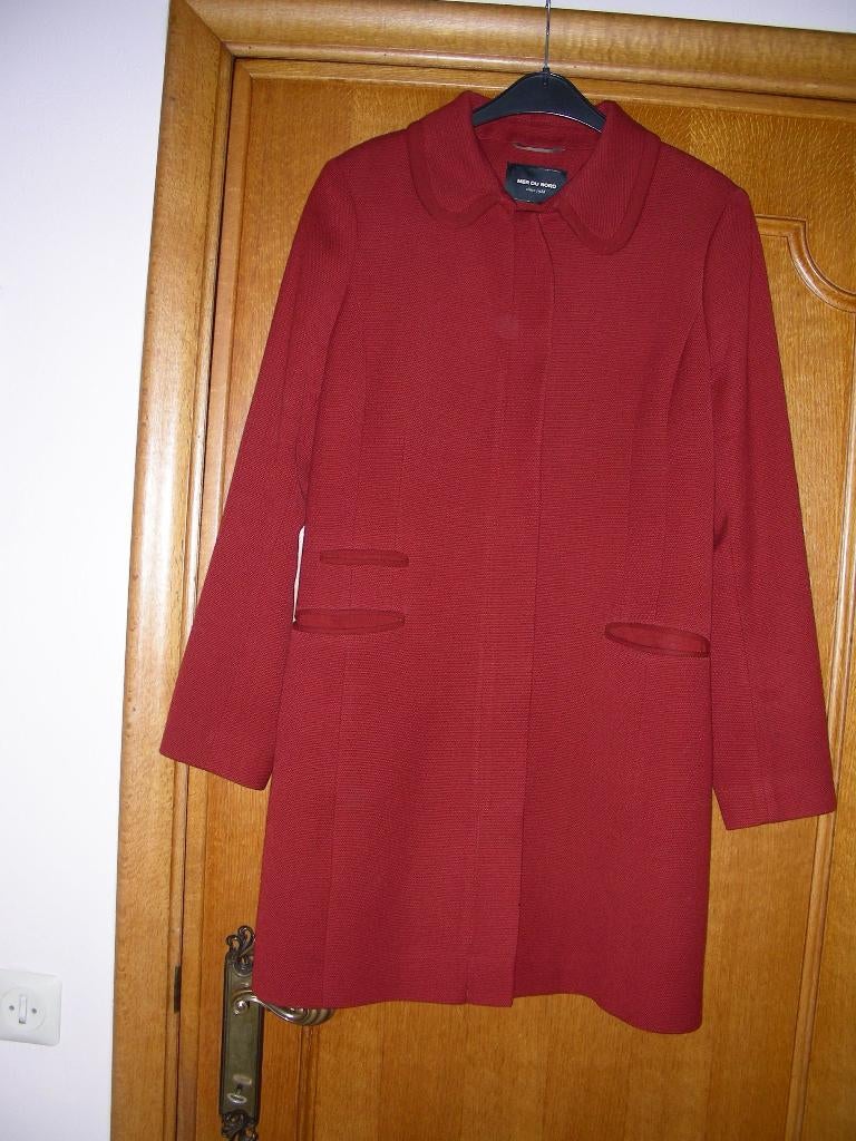 Roestkleurige winterjas met rits + 2 zakken, Mer du Nord, 40, Vêtements | Femmes, Vestes | Hiver, Taille 38/40 (M), Enlèvement ou Envoi