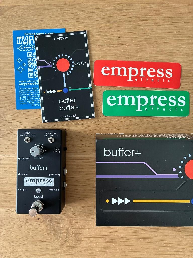 Pédale guitare Empress Effects Buffer+ COMME NEUVE, Musique & Instruments, Enlèvement ou Envoi, Comme neuf