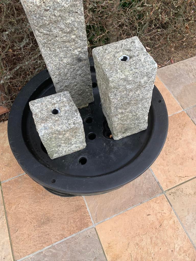 Waterornament, Tuin en Terras, Ophalen, Gebruikt, Hardsteen, Waterornament