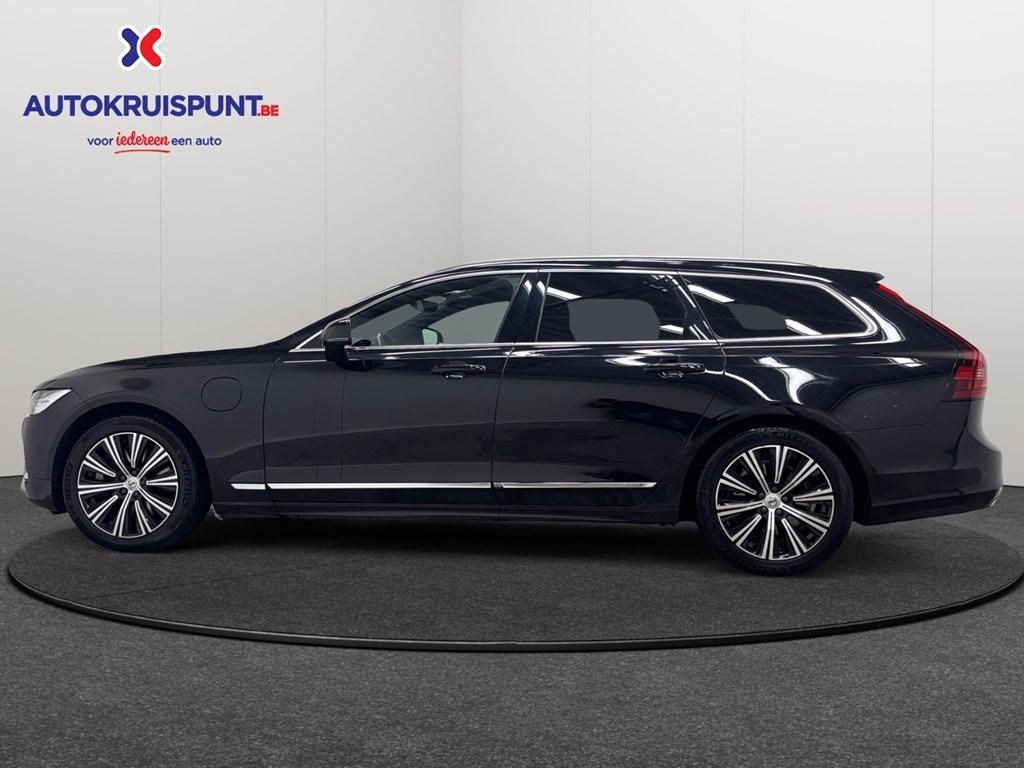 Volvo V90 2.0 T6 Recharge 341PK Geartronic Inscription Expr, Automaat, V90, Zwart, Zwart