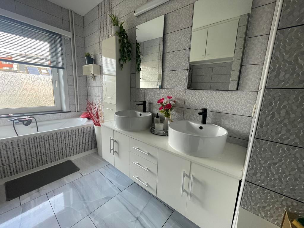 Badkamer kasten + lavabo’s + spiegels, Huis en Inrichting, Ophalen, Gebruikt