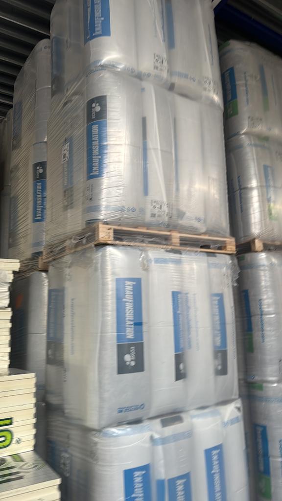 Restpartij Glaswol 80mm 2,69 per m2, Doe-het-zelf en Bouw, Isolatie en Afdichting, Ophalen, Zo goed als nieuw, Glaswol