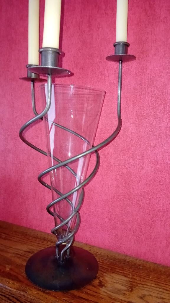 Chandelier artistique avec vase, Maison & Meubles, Enlèvement