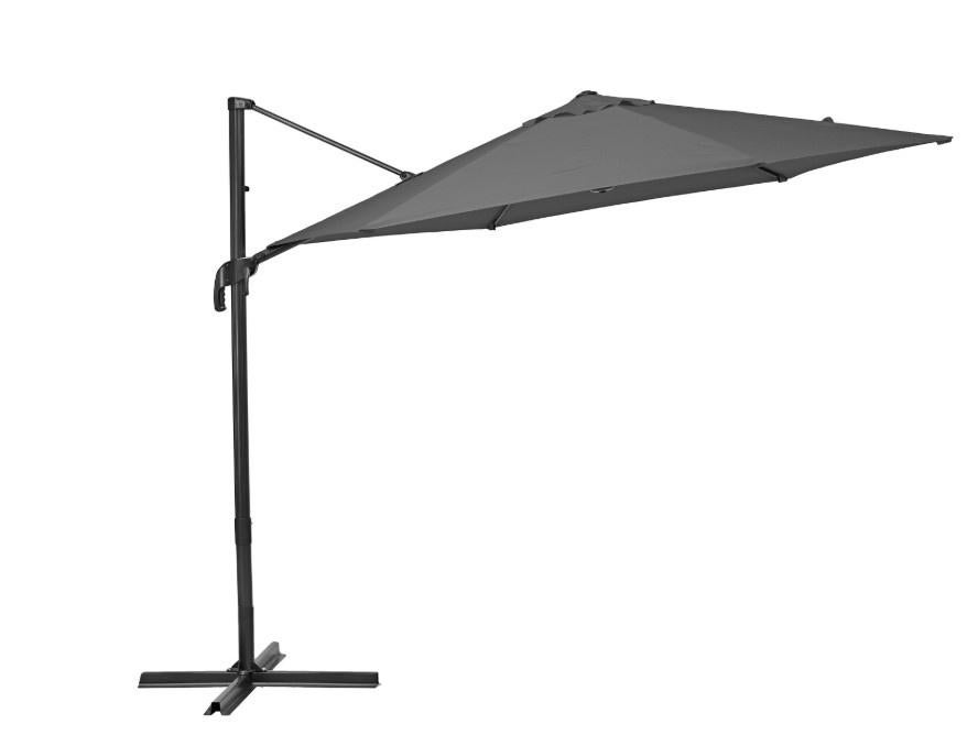 Parasol NATERIAL Avea anthracite hexagonal, Tuin en Terras, Ophalen, Verstelbaar, Overige typen, Nieuw