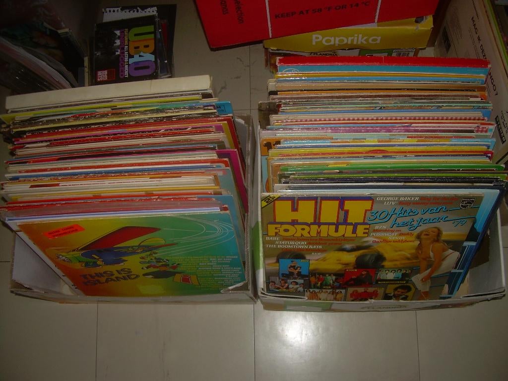 LOT LP S - 100 PIÈCES, Double LP, Enlèvement, Comme neuf