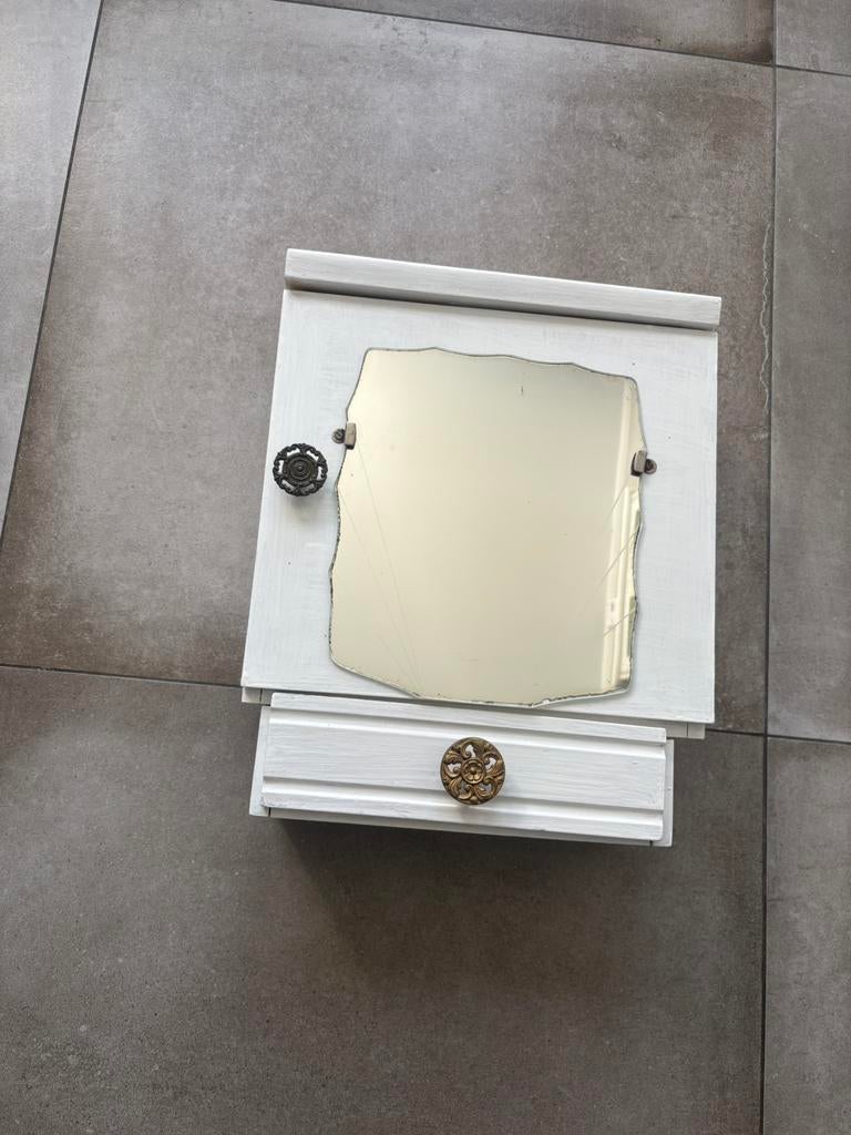 Ancienne armoire de SDB customisée (37/30/12 cm), Enlèvement ou Envoi