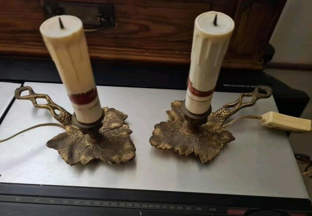 Chandeliers en bronze, Antiquités & Art, Enlèvement ou Envoi