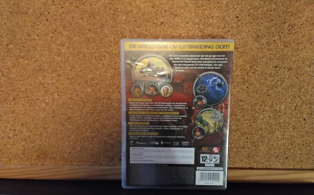 Civilization IV + Civilization IV beyond the sword, Games en Spelcomputers, Ophalen, 1 speler, Eén computer, Zo goed als nieuw