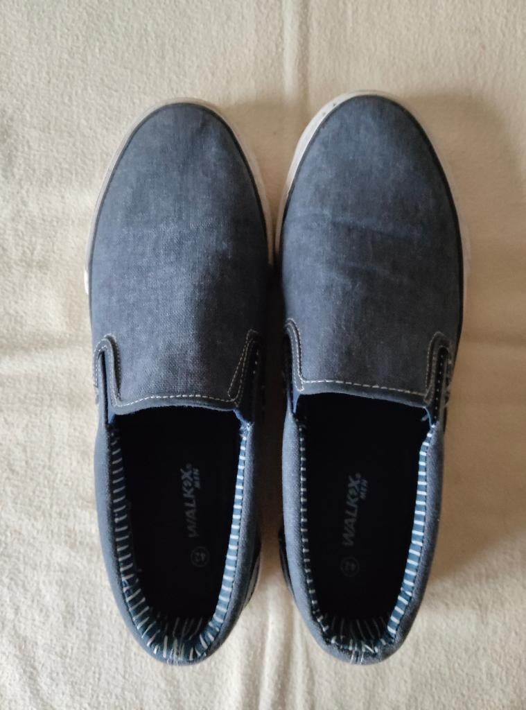 Chaussures, Vêtements | Hommes, Chaussures, Espadrilles et Mocassins, Porté, Bleu, Envoi