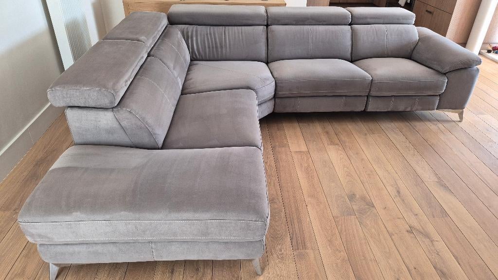 Prachtige hoekzetel met relax, Maison & Meubles, Canapés | Coins salons complets, Comme neuf, Autres matériaux, Enlèvement