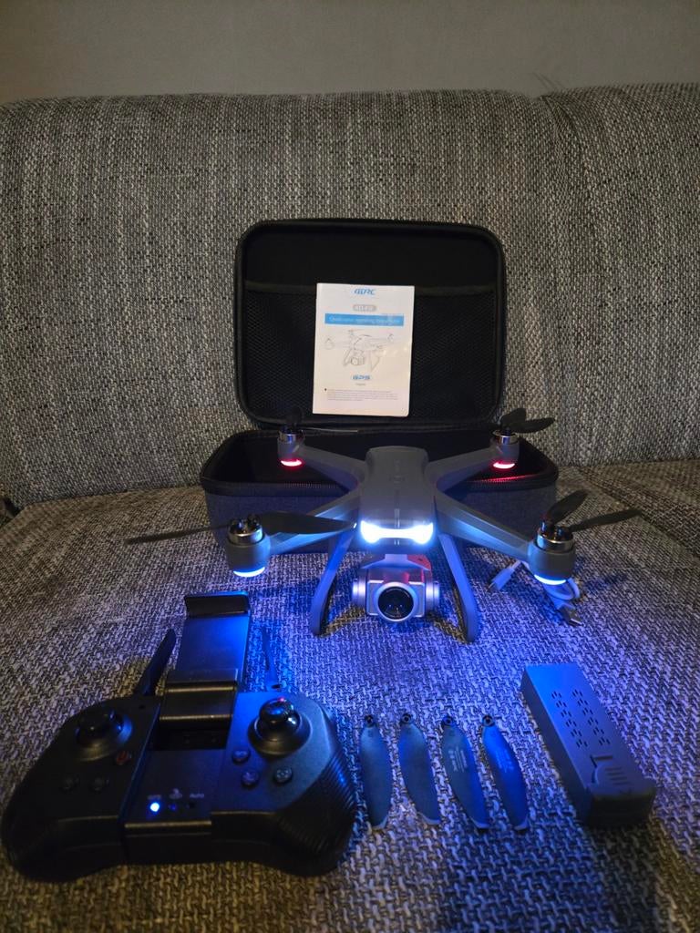 Drone met toebehoren, Audio, Tv en Foto, Drones, Opvouwbaar, Return to Home, Ophalen of Verzenden