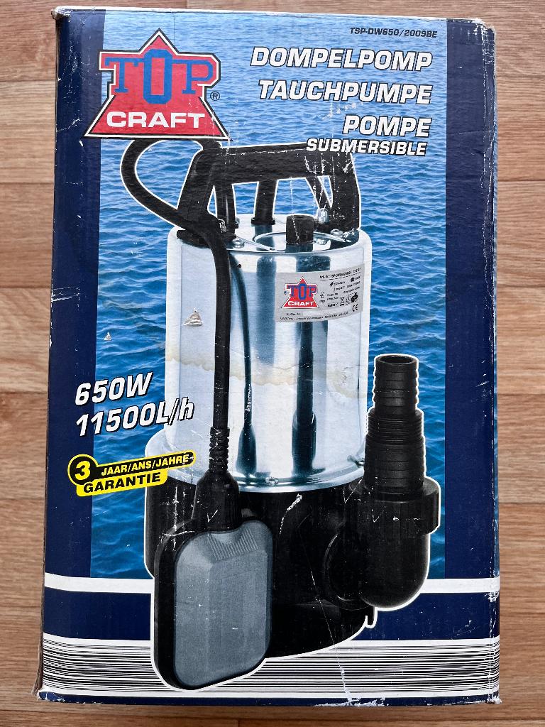 Dompelpomp Vuil Water, Tuin en Terras, Ophalen, Nieuw, Elektrisch, Dompelpomp