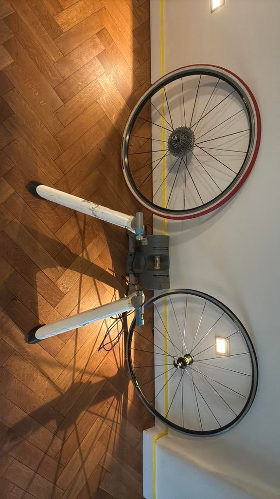 Tackx Flow Rollen + Wielset, Sport en Fitness, Wielrennen, Ophalen, Zo goed als nieuw