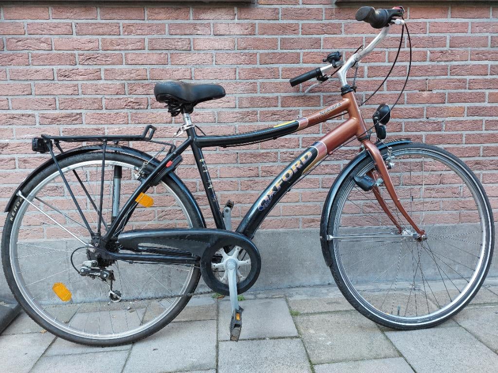 Herenfiets Oxford 28 inch, Fietsen en Brommers, Versnellingen, 49 tot 53 cm, Zo goed als nieuw, Ophalen