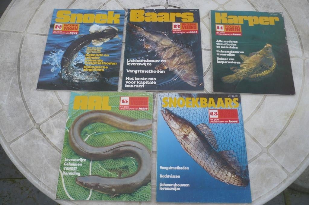 Set boeken Succesvol vissen, Watersport en Boten, Hengelsport | Algemeen, Ophalen of Verzenden, Gebruikt, Kunstaas