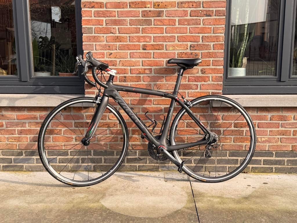 Wilier koersfiets XS (met dames zadel) carbon mat zwart, Gebruikt, 15 tot 20 versnellingen, 53 tot 57 cm, Ophalen