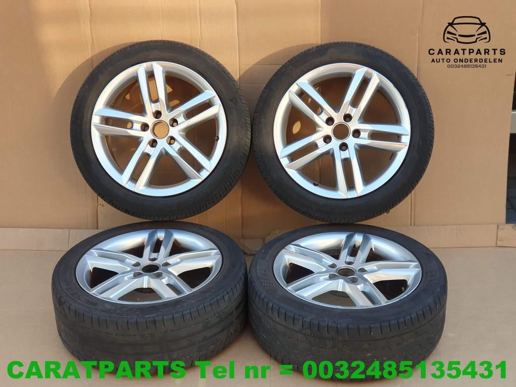 4G0601025BL Jantes en aluminium A6 avec pneus a6 18' origina, Autos : Pièces & Accessoires, Pneus & Jantes, Pneu(s), Utilisé