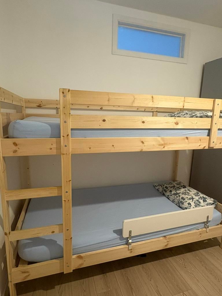 Lit superposé avec matelas 90x200, Enlèvement, Comme neuf, Lits superposés