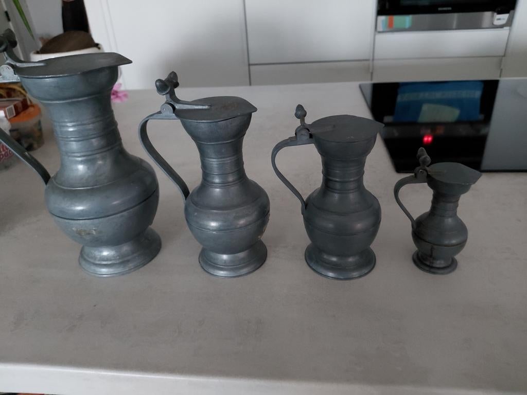 4 stuks maatbekers, Antiek en Kunst, Ophalen