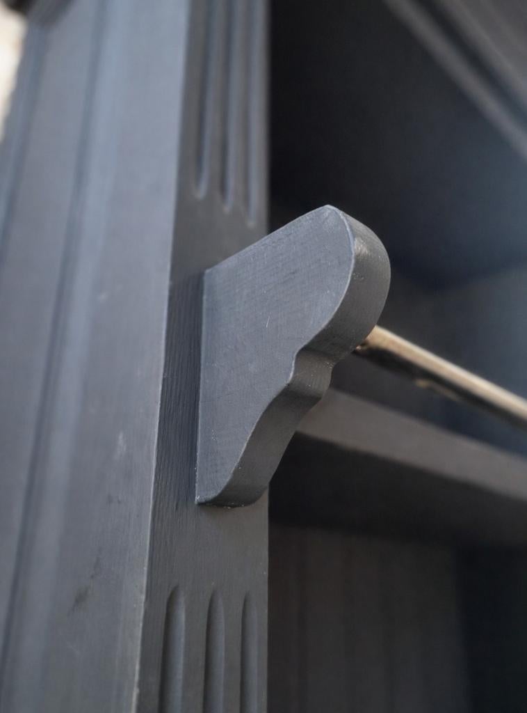 Prachtige boekenkast/bibliotheekkast art:63/26.2, 25 à 50 cm, 200 cm ou plus, Avec tablette(s), Landelijk