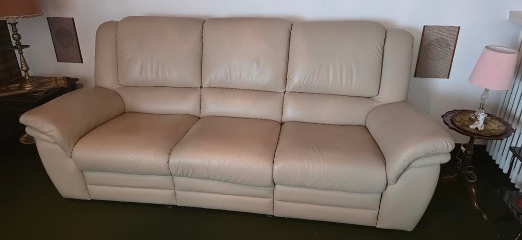 Lederen salon met relaxen, Ophalen