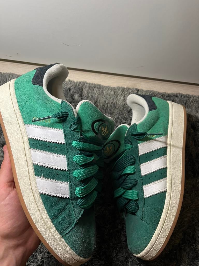 Adidas Campus groen, Kleding | Dames, Schoenen, Ophalen of Verzenden, Zo goed als nieuw, Groen