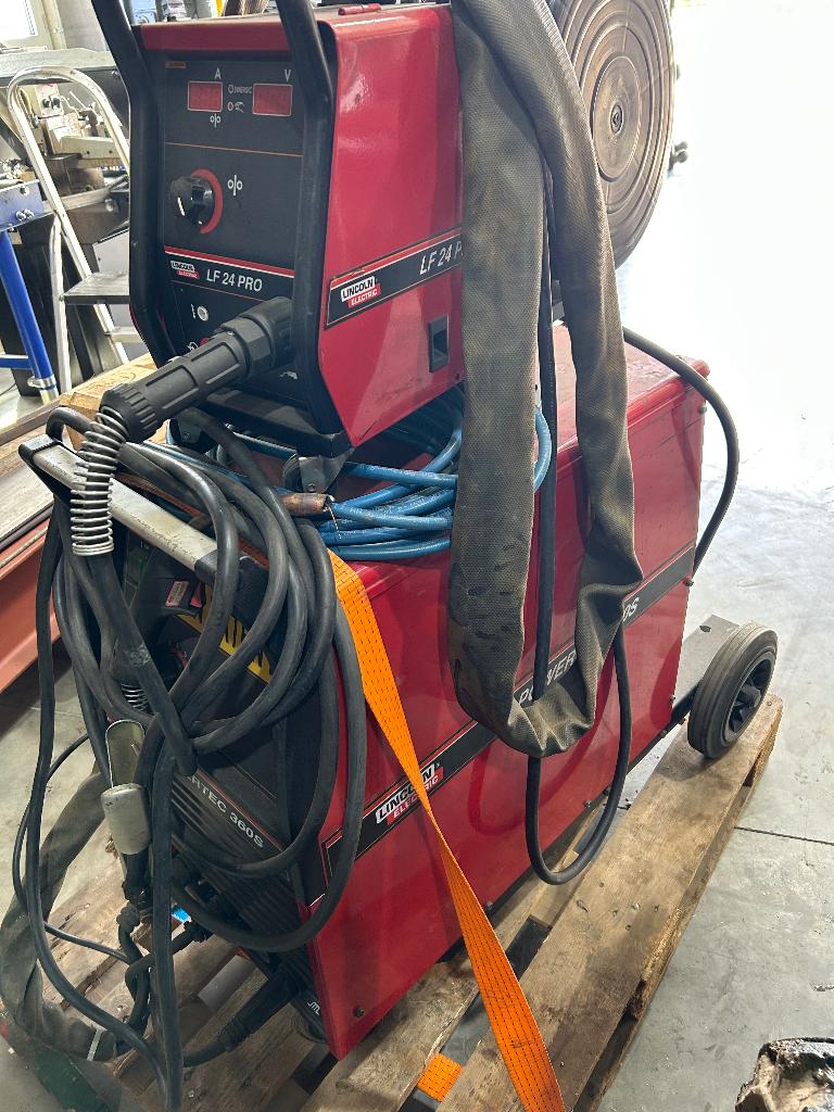Laspost lincoln powetech 360s, Ophalen, Gebruikt, 250 ampère, CO2