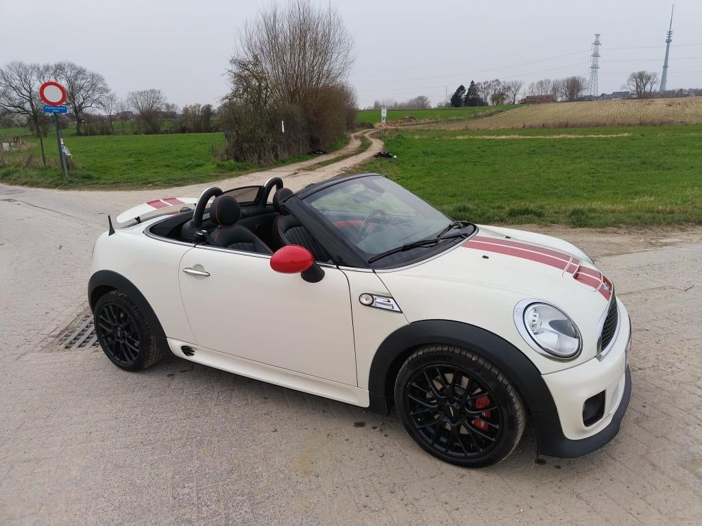 MINI ROADSTER (r59) ECHTE JCW-211 pk !FULL!AUTOMAAT!, Auto's, Mini, Euro 5, 4 cilinders, Cabriolet, Roadster