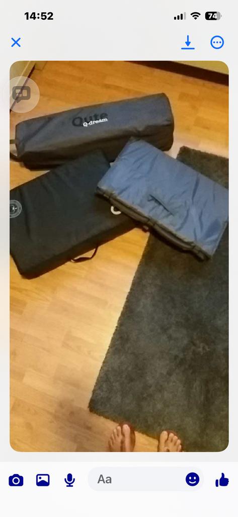 Reisbedje, Ophalen, Zo goed als nieuw