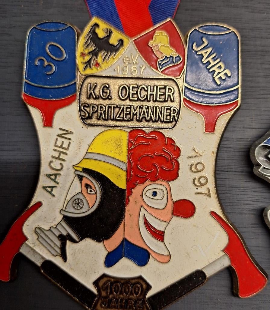 Carnaval  medaille, Collections, Broches, Pins & Badges, Enlèvement ou Envoi