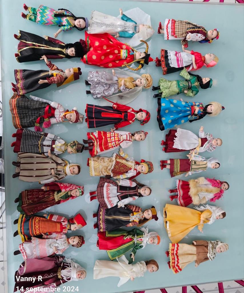 Poupées porcelaine (29), Collections, Poupées, Enlèvement