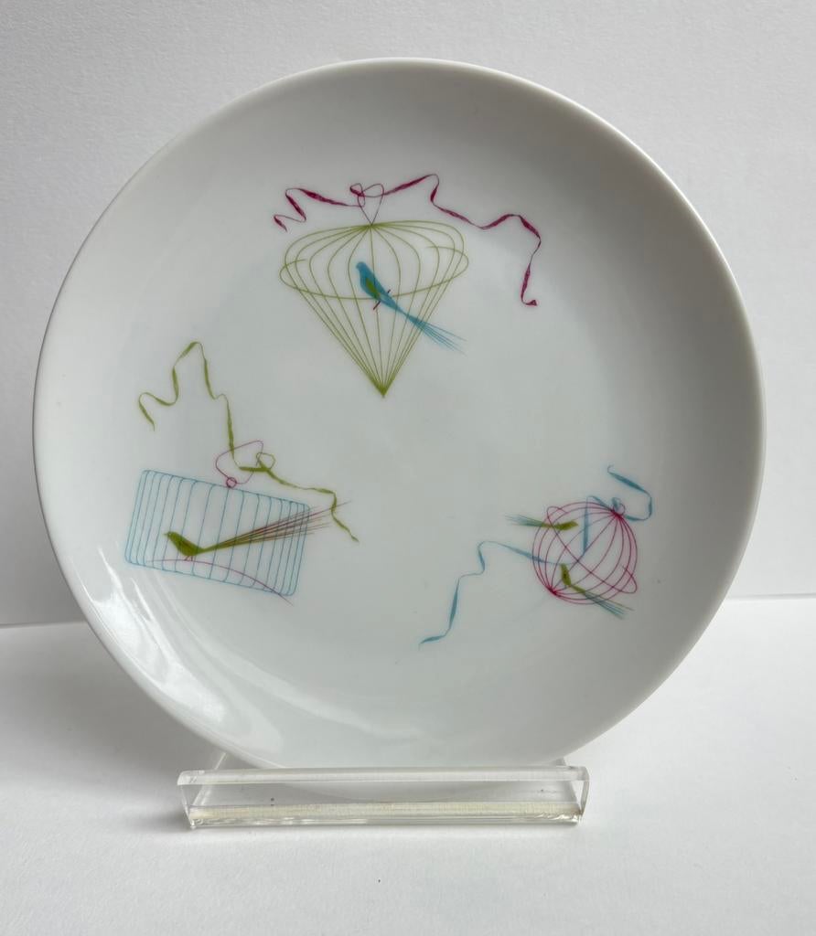 Assiettes Raymond Loewy Rosenthal Bird Cage annees 1960, Collections, Porcelaine, Cristal & Couverts, Enlèvement ou Envoi, Porcelaine