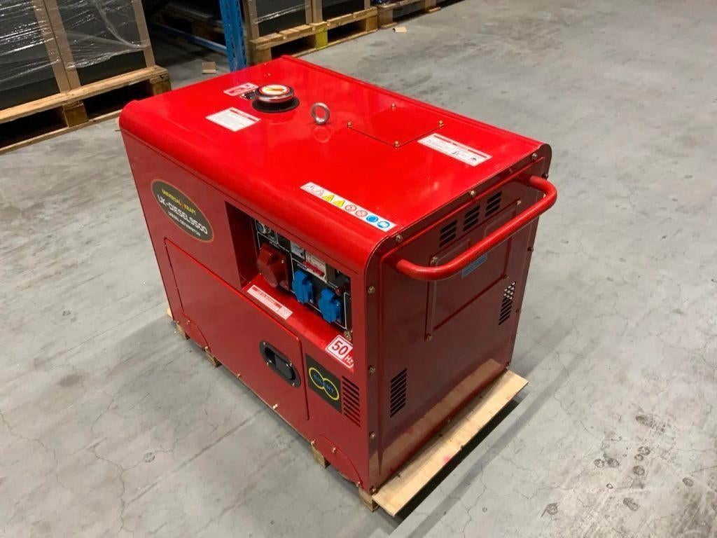 Stroomgroep/generator Diesel 9500w nieuw 24mnd garantie, Neuf, Enlèvement ou Envoi, 10 à 30 kVA, Démarrage électrique
